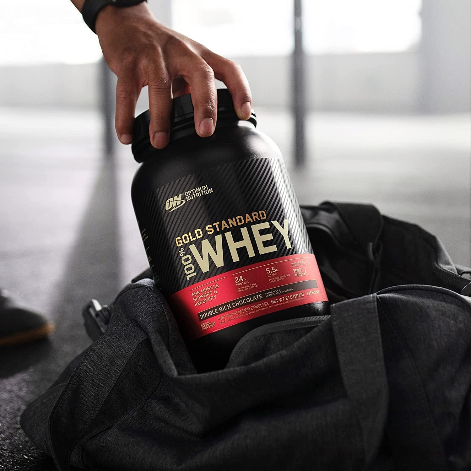Gold Standard 100 Percent Whey Protein Powder, French Vanilla, 2.27Kg