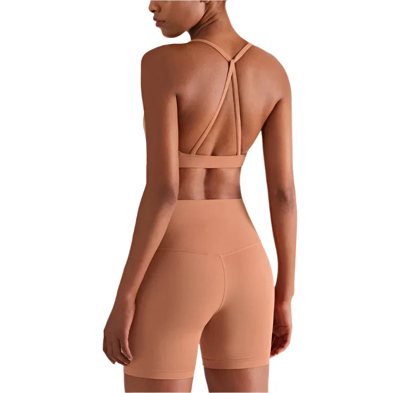 Activ Era Luxe Knit Sleeveless Crop Top: Flirty Fitness Essential