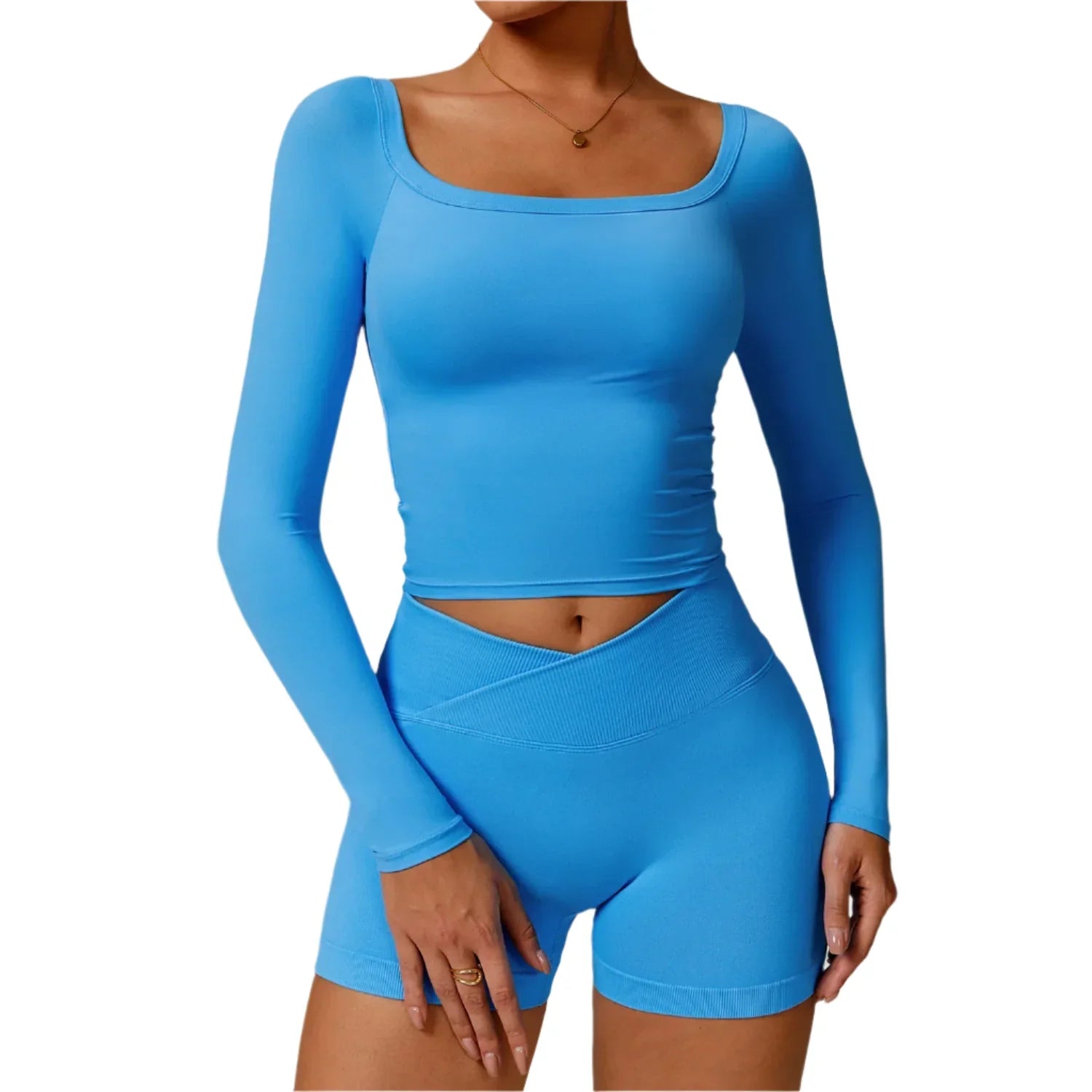 Activ Era Off Shoulder Performance Crop Top