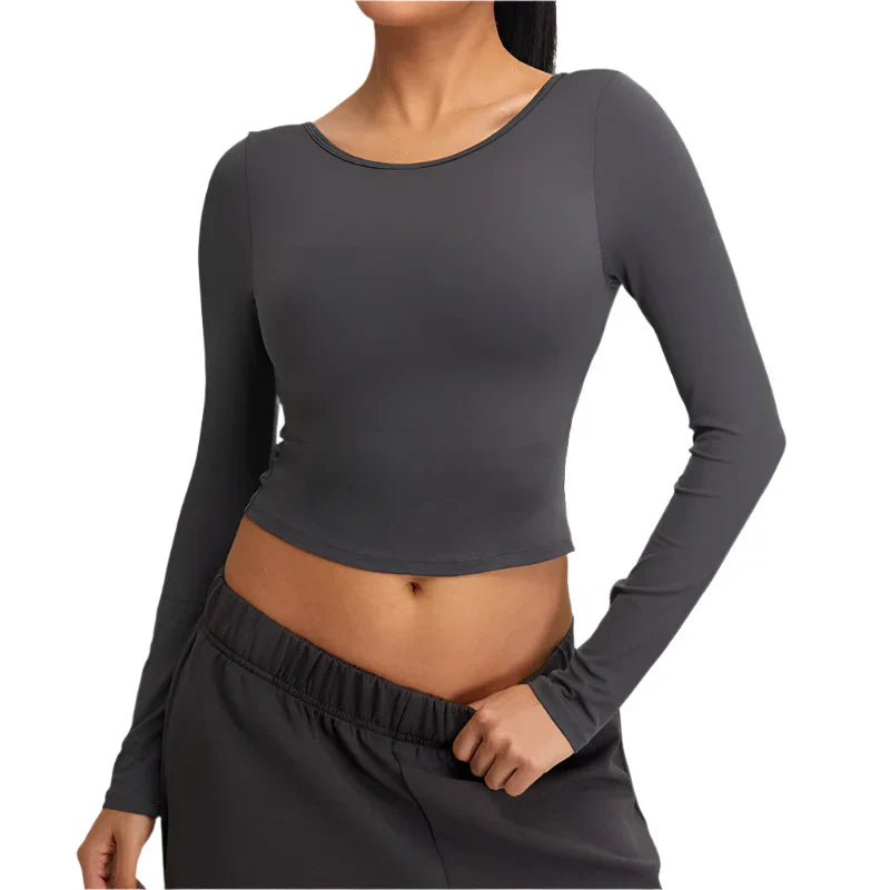 Activ Era Fierce Luxe Long Sleeve Yoga Crop Top