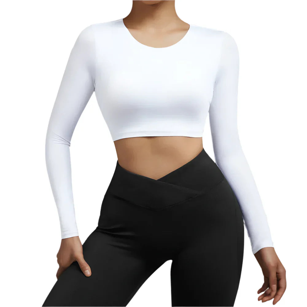 Activ Era Empower Crop Top: Bold Elegance for Every Workout