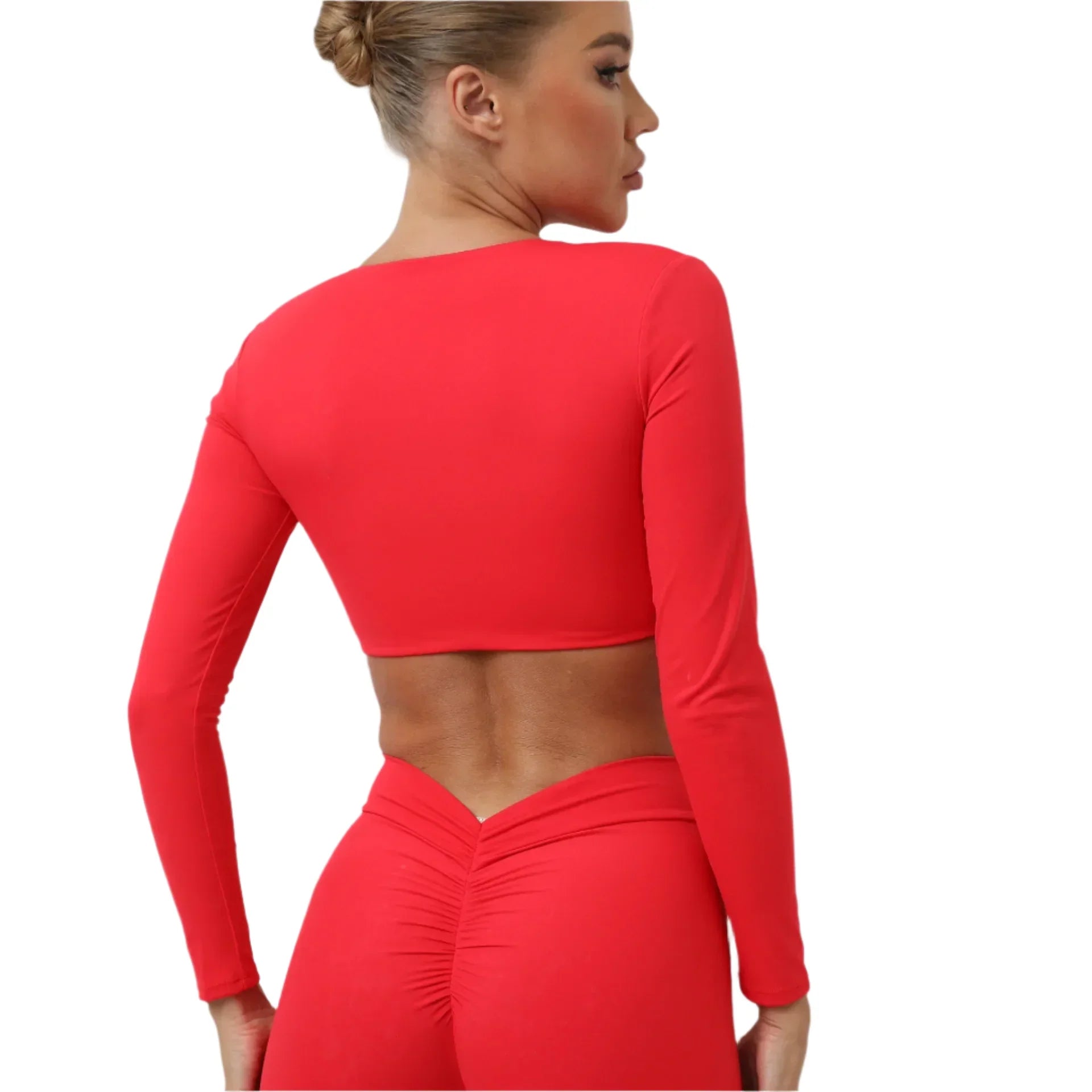 Activ Era Long Sleeve Push-Up Active Crop Top