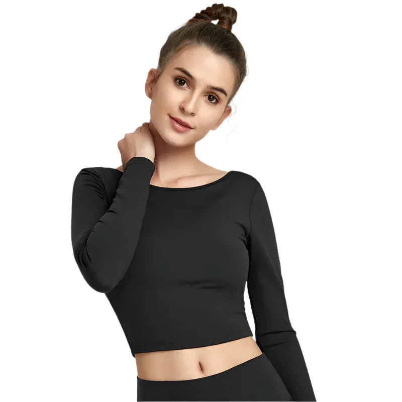 Activ Era Luxe Crop Top with Built-In Bra