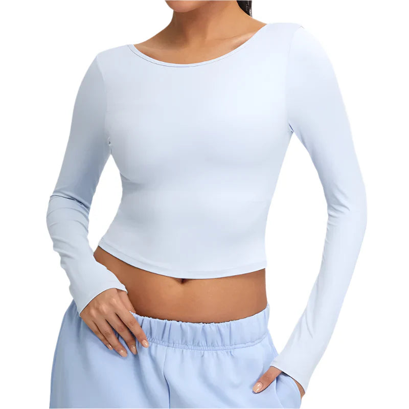 Activ Era Fierce Luxe Long Sleeve Yoga Crop Top