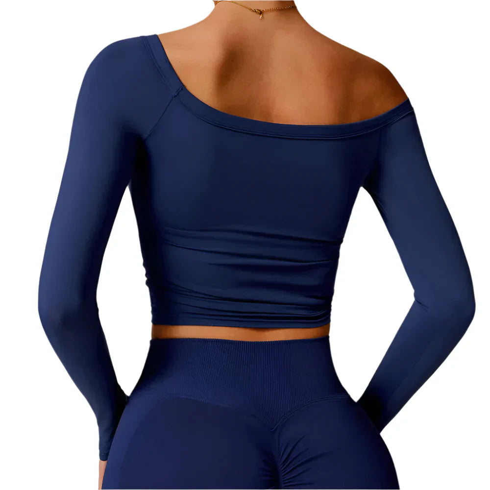 Activ Era Women's Dynamic Long Sleeve Yoga Crop Top