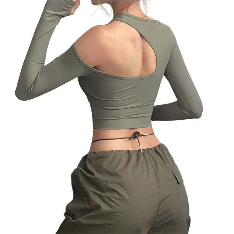 Activ Era Fierce Hollow Back Luxe Crop Top