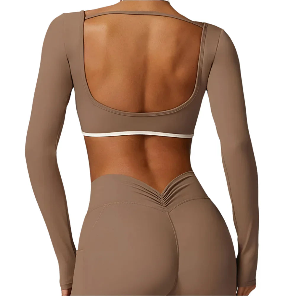 Activ Era Kestrel Backless Performance Crop Top