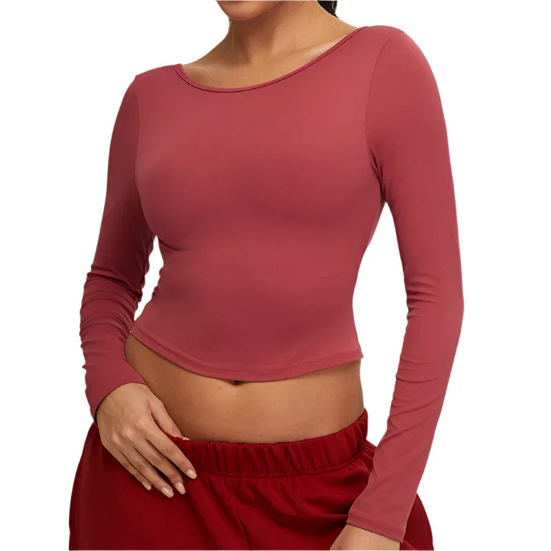 Activ Era Fierce Luxe Long Sleeve Yoga Crop Top
