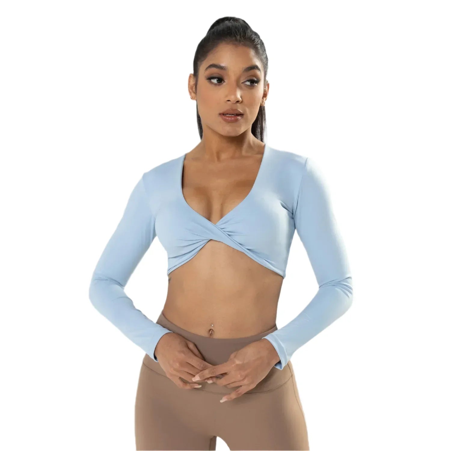 Activ Era Long Sleeve Push-Up Active Crop Top