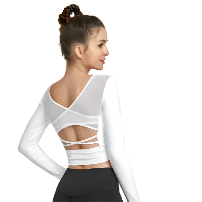 Activ Era Luxe Crop Top with Built-In Bra