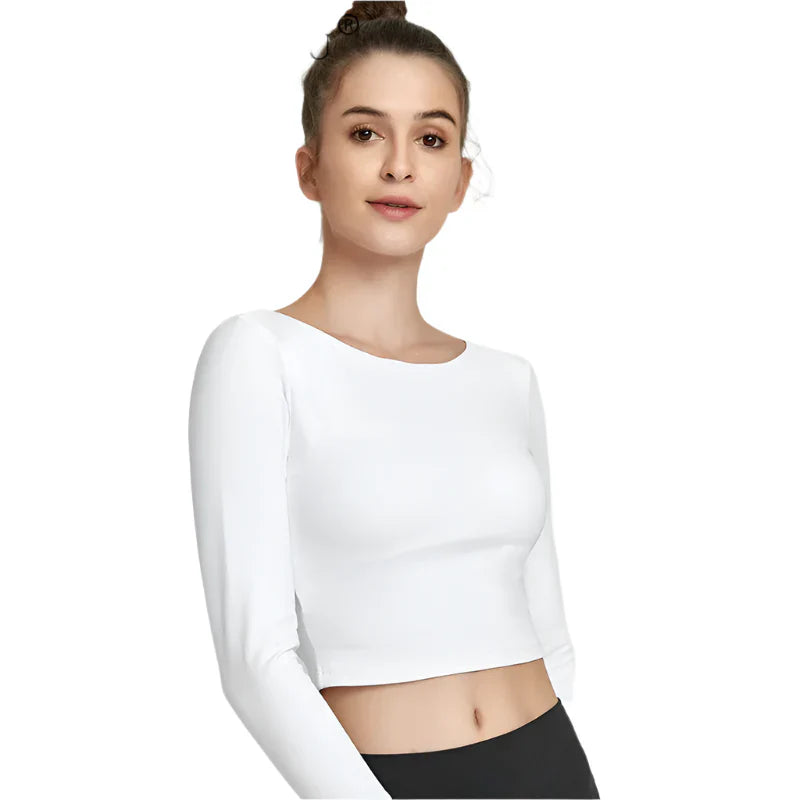 Activ Era Luxe Crop Top with Built-In Bra