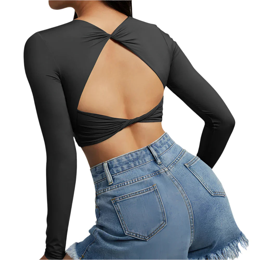 Activ Era Empower Crop Top: Bold Elegance for Every Workout