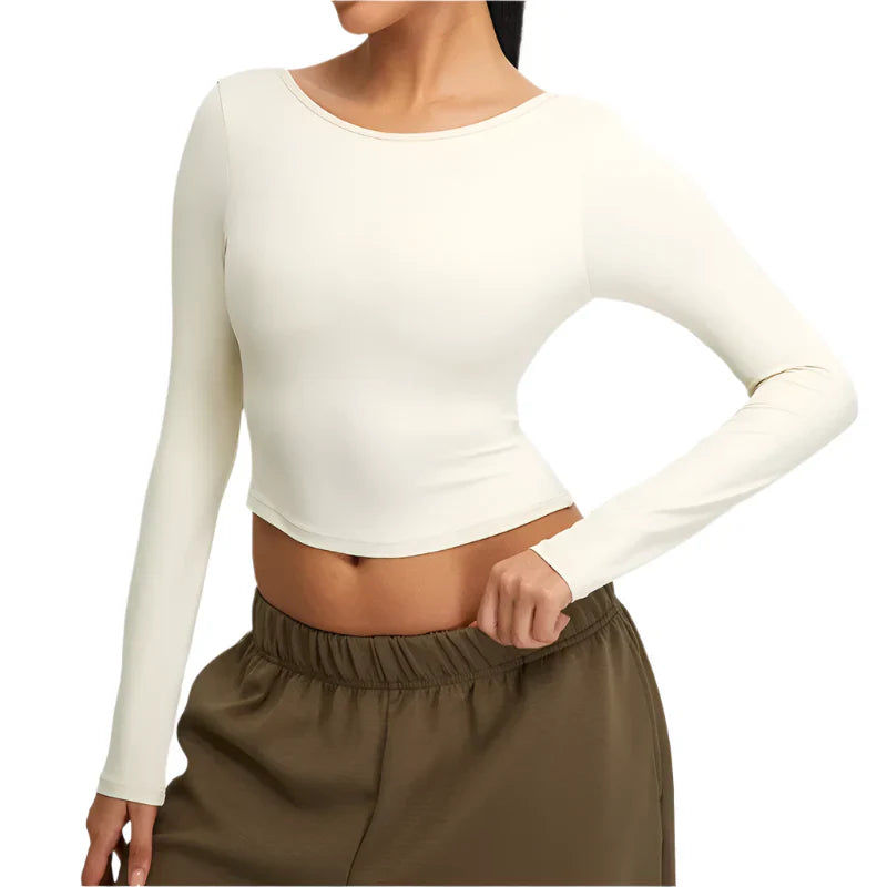 Activ Era Fierce Luxe Long Sleeve Yoga Crop Top
