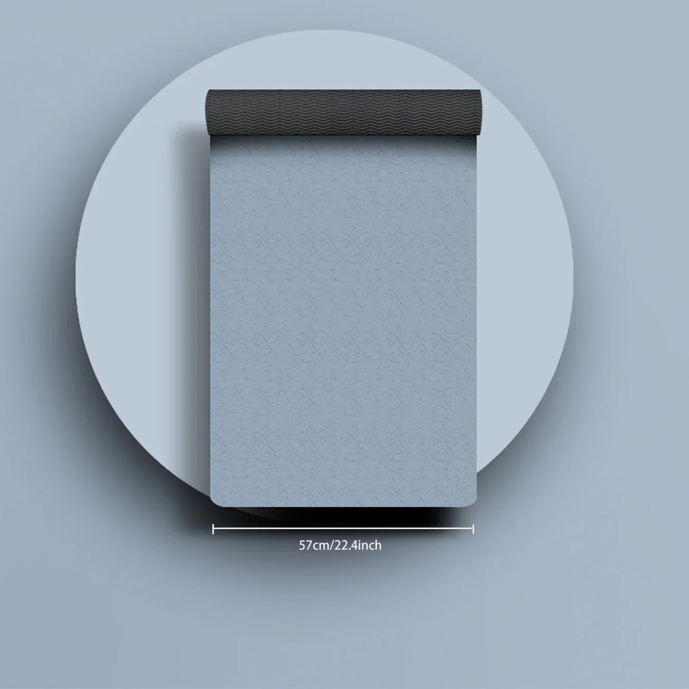 Eco-Friendly TPE Pilates Mat with Strap - Non-Slip, Professional Quality